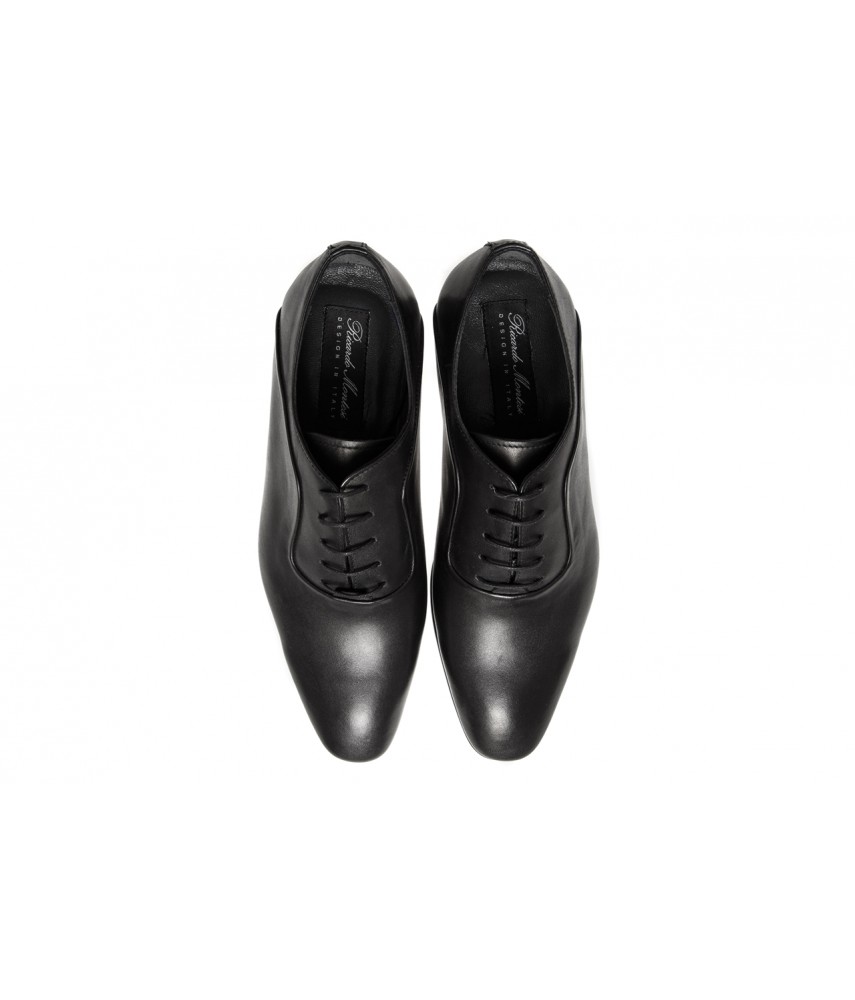 Pantofi negri barbati Ricardo Montesi